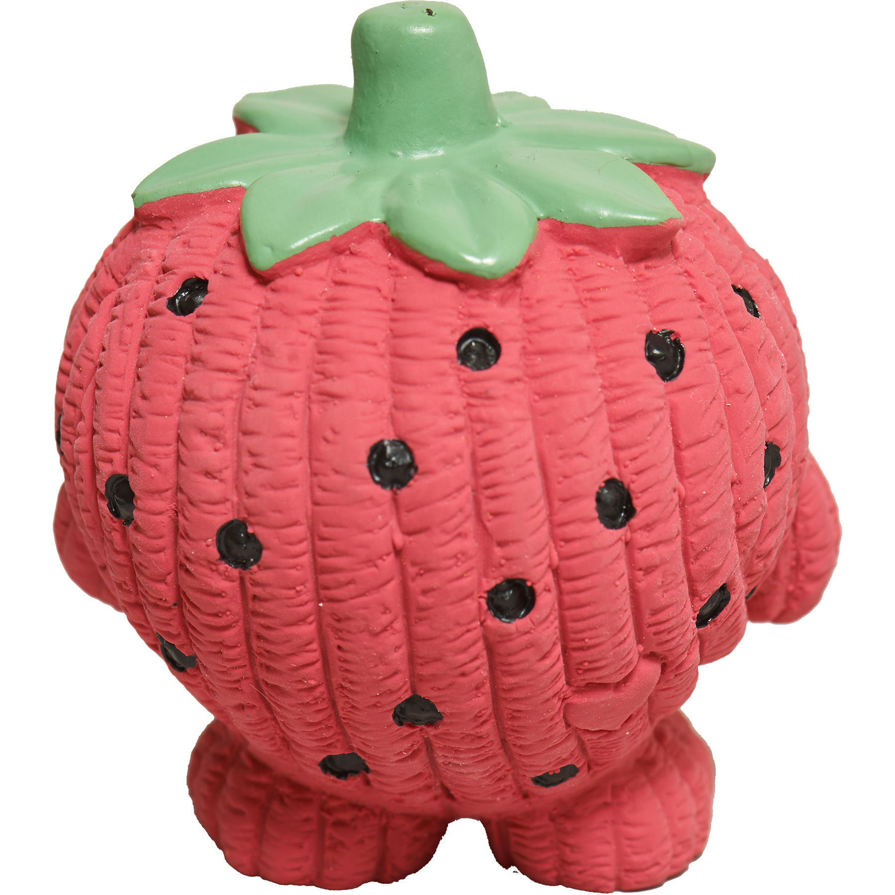 Fruitie Cuties Foodies Ruff-Tex three-pack dog toys showing detailed texture and colorful fruit designs.