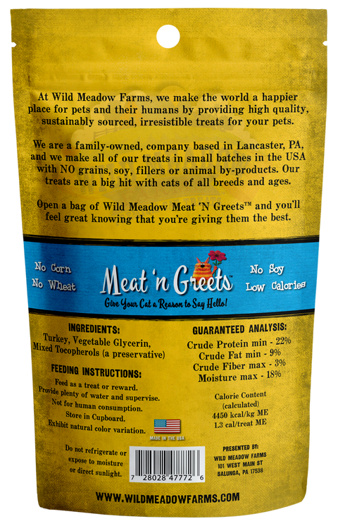 Meat N Greets Turkey Cat Treats