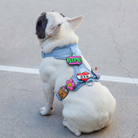 Jiby Dog Crew Mom Tattoo dog charm shown from an alternate angle highlighting its detailed design.