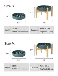 Pehom Spark slow feeder bowl shown from an additional angle highlighting its unique design details.