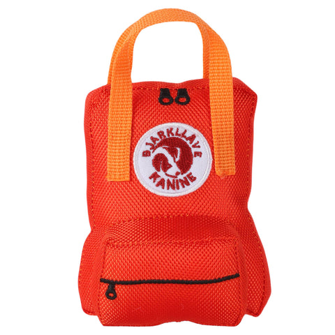 Chomp Haus Bjarkliave Kanine luxury plush dog toy with premium outdoor-inspired designer styling.