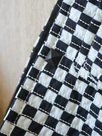 Pet Sling | Black & White Check