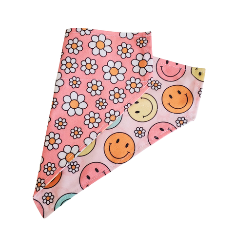 Pink Smile Reversible  Bandana
