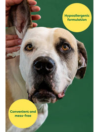 Earth Rated Dog Ear Wipes package showing gentle grooming solution for canine ear hygiene and care.