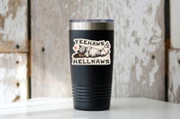 Yeehaws and Hellnaws Sticker