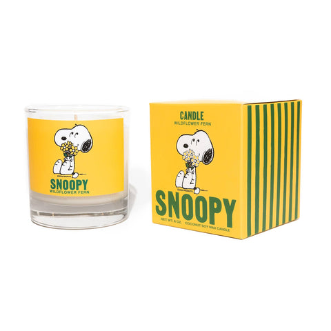 Three Potato Four - 3P4 x Peanuts® Candle - Snoopy Bouquet (Wildflower Fern)