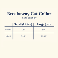 Lucy & Co. How I Roll breakaway cat collar shown being worn by a cat in lifestyle setting.