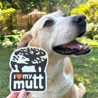 Sticker | I Love My Mutt