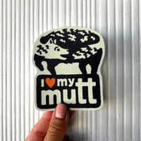 Sticker | I Love My Mutt
