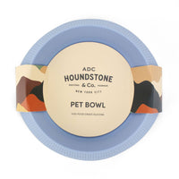 ADC Houndstone silicone pet bowl shown from an alternate angle highlighting its flexible, food-safe construction.