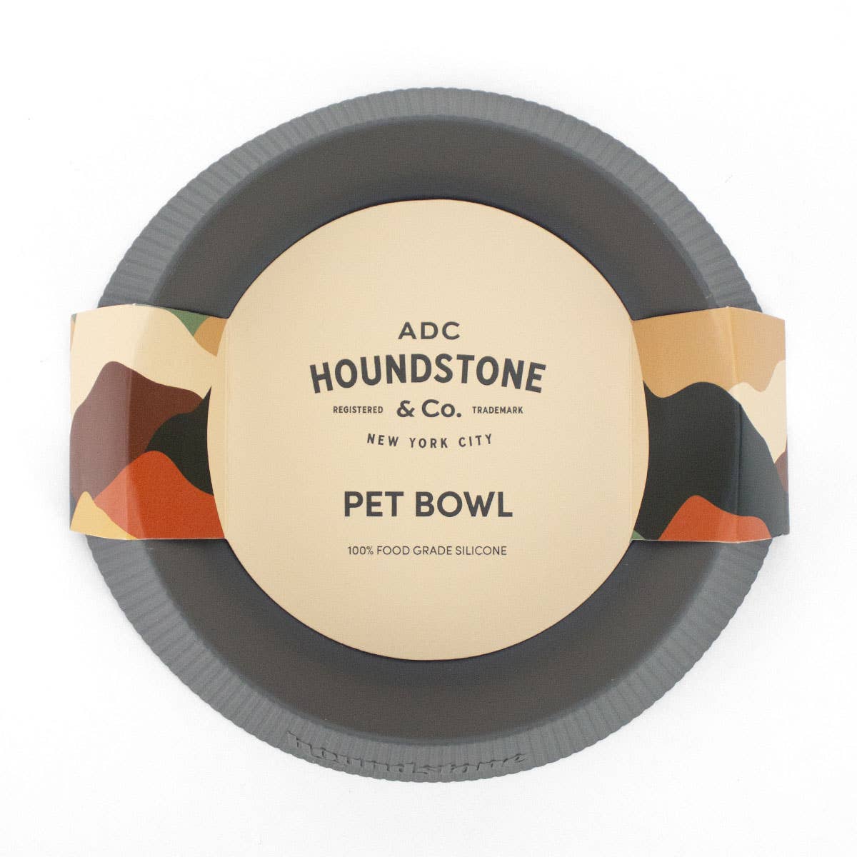 ADC Houndstone silicone cat and teacup dog bowl shown from an alternate product angle.