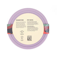 ADC Houndstone & Co. silicone dog bowl shown from an alternate angle highlighting its flexible, durable construction.