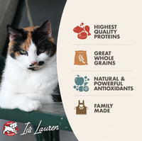 Dog Dish Fromm adult cat food features high-quality proteins, whole grains, and antioxidants for feline health.