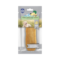 Dog Dish Himalayan Chew XL, a long-lasting, natural, lactose-free hard cheese dog treat in its original packaging.