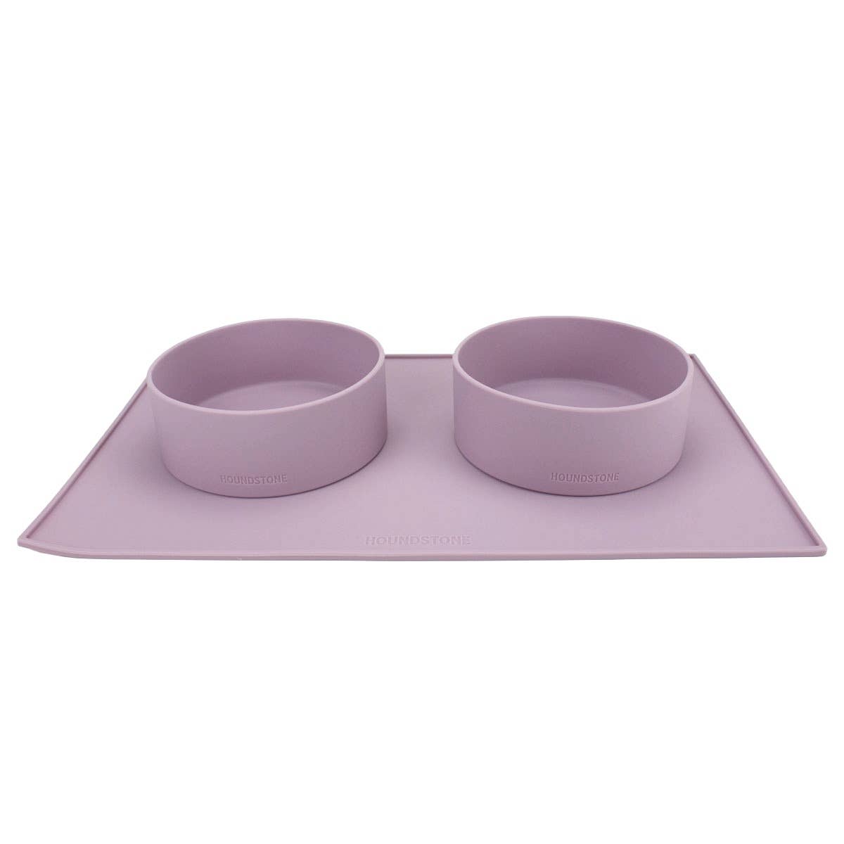 ADC Houndstone & Co. silicone dog bowl shown from an alternate angle highlighting its flexible, durable construction.