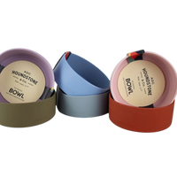 ADC Houndstone & Co. silicone dog bowl in a clean, minimalist primary product shot.