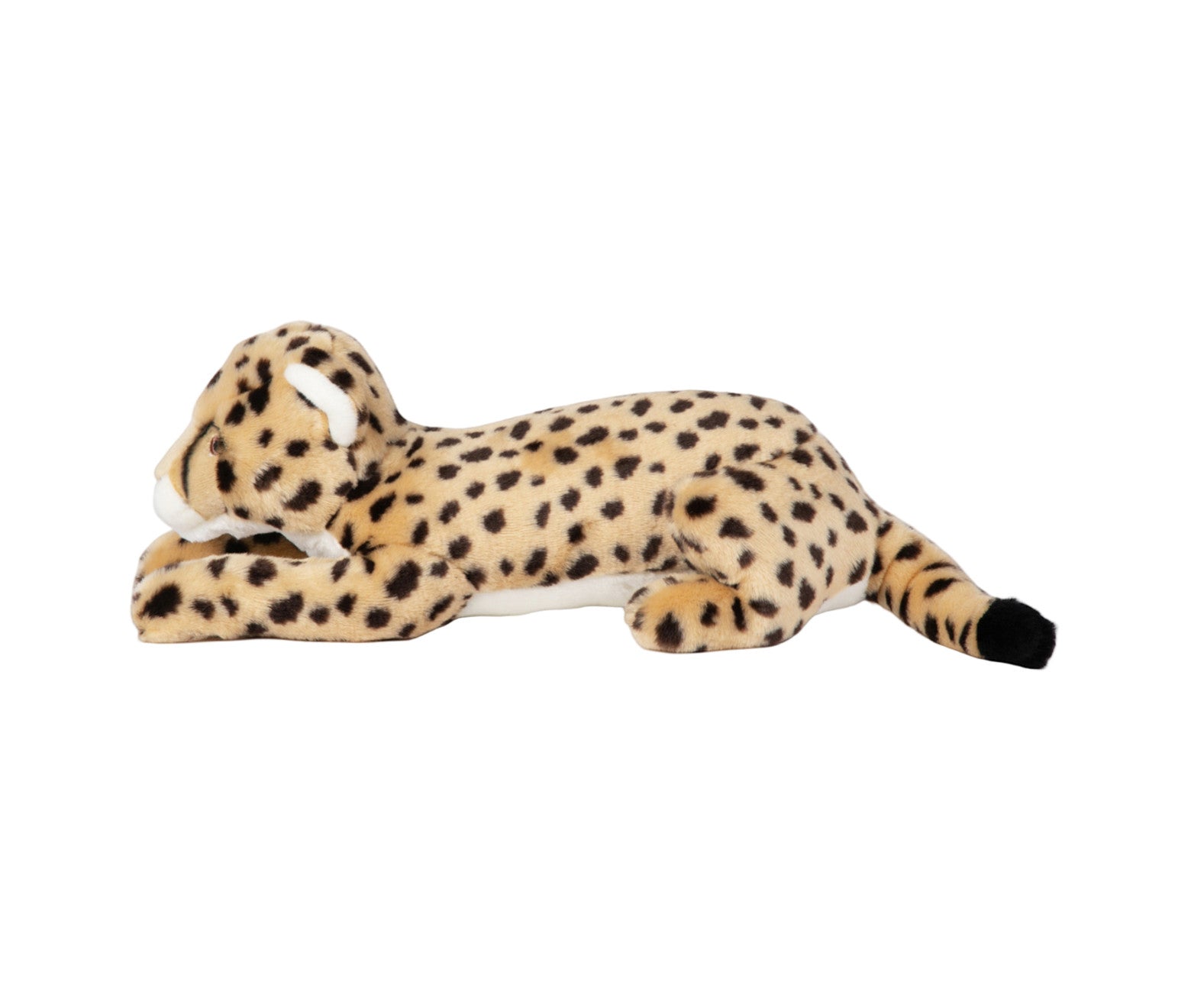 Dog Dish Fluff & Tuff Kali cheetah plush toy with spotted soft fabric and durable reinforced seams for dogs