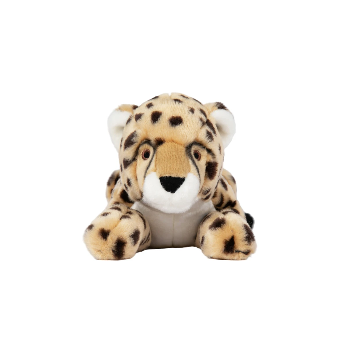 Dog Dish Fluff & Tuff Kali cheetah plush toy with soft spotted fur and reinforced seams for durable dog play