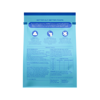 Dog Dish Native Pet GutWell digestive support supplement packaging back label with ingredient and dosage information