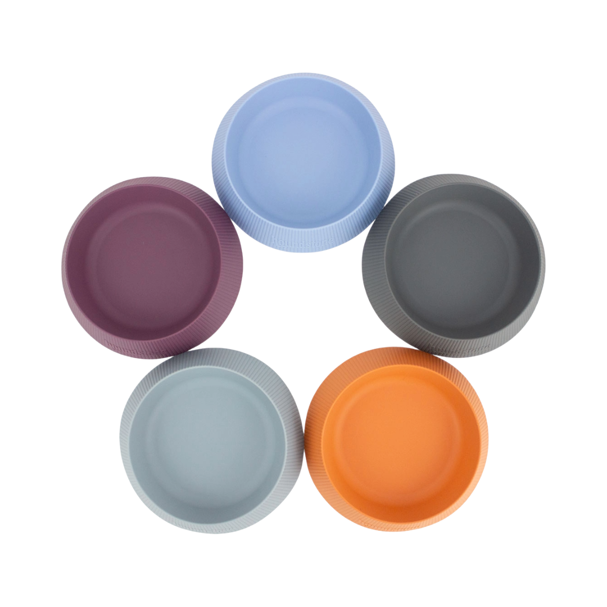 ADC Houndstone & Co. silicone cat and teacup dog bowl shown in a clean primary product shot.