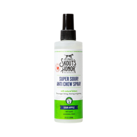 Dog Dish Skouts Honor Super Sour Anti-Chew Spray bottle for dogs and cats to discourage destructive chewing habits