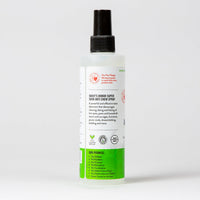 Dog Dish Skouts Honor Super Sour Anti-Chew Spray bottle with clear liquid and white label against a white background