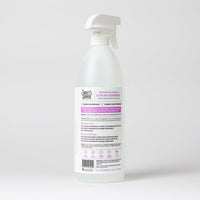 Dog Dish Skout's Honor cat litter box deodorizer spray bottle with white label and professional strength formula