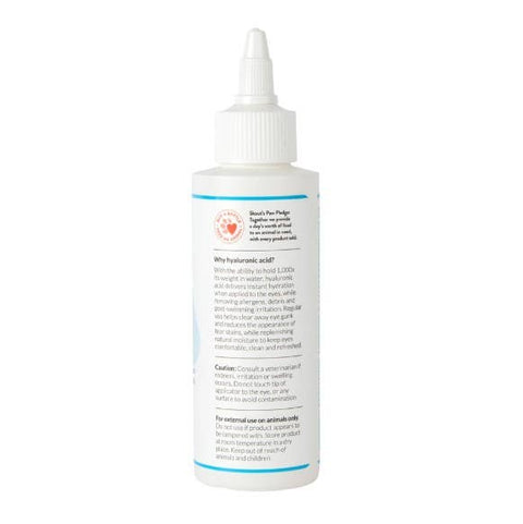 Dog Dish Skout's Honor HydroClear Eye Wash bottle for dogs and cats with hyaluronic acid formula