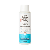 Dog Dish Skouts Honor fragrance-free probiotic cat shampoo and conditioner bottle for sensitive skin