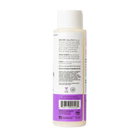 Dog Dish Skout's Honor lavender probiotic shampoo and conditioner bottle back label with ingredients and instructions