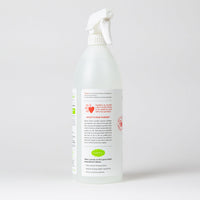 Dog Dish Skout's Honor 35-ounce stain and odor remover spray bottle with plant-based formula details on the label.