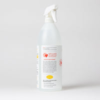 Dog Dish Skout's Honor Urine Destroyer spray bottle with white label detailing pet stain and odor removal formula