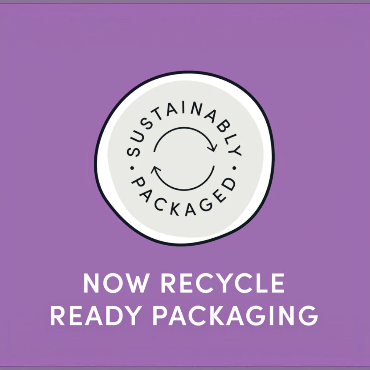 Dog Dish sustainable recycle ready packaging icon on a purple background