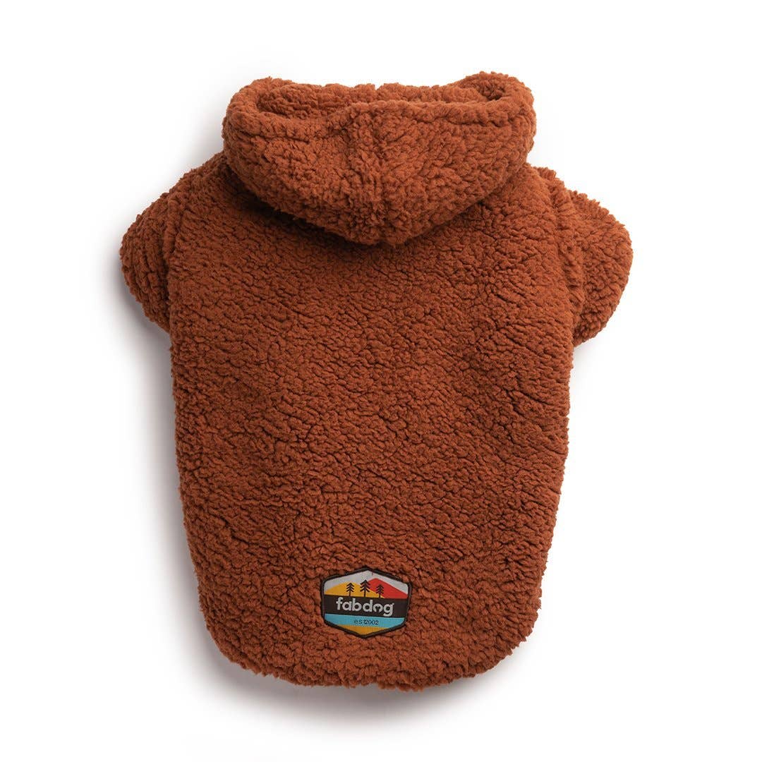 Rust Sherpa Dog Hoodie