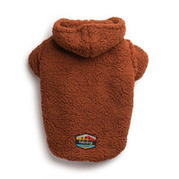 Rust Sherpa Dog Hoodie
