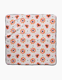 Geometry Cupids Eye Plush Towel in large 36-inch square size showing soft absorbent fabric texture.