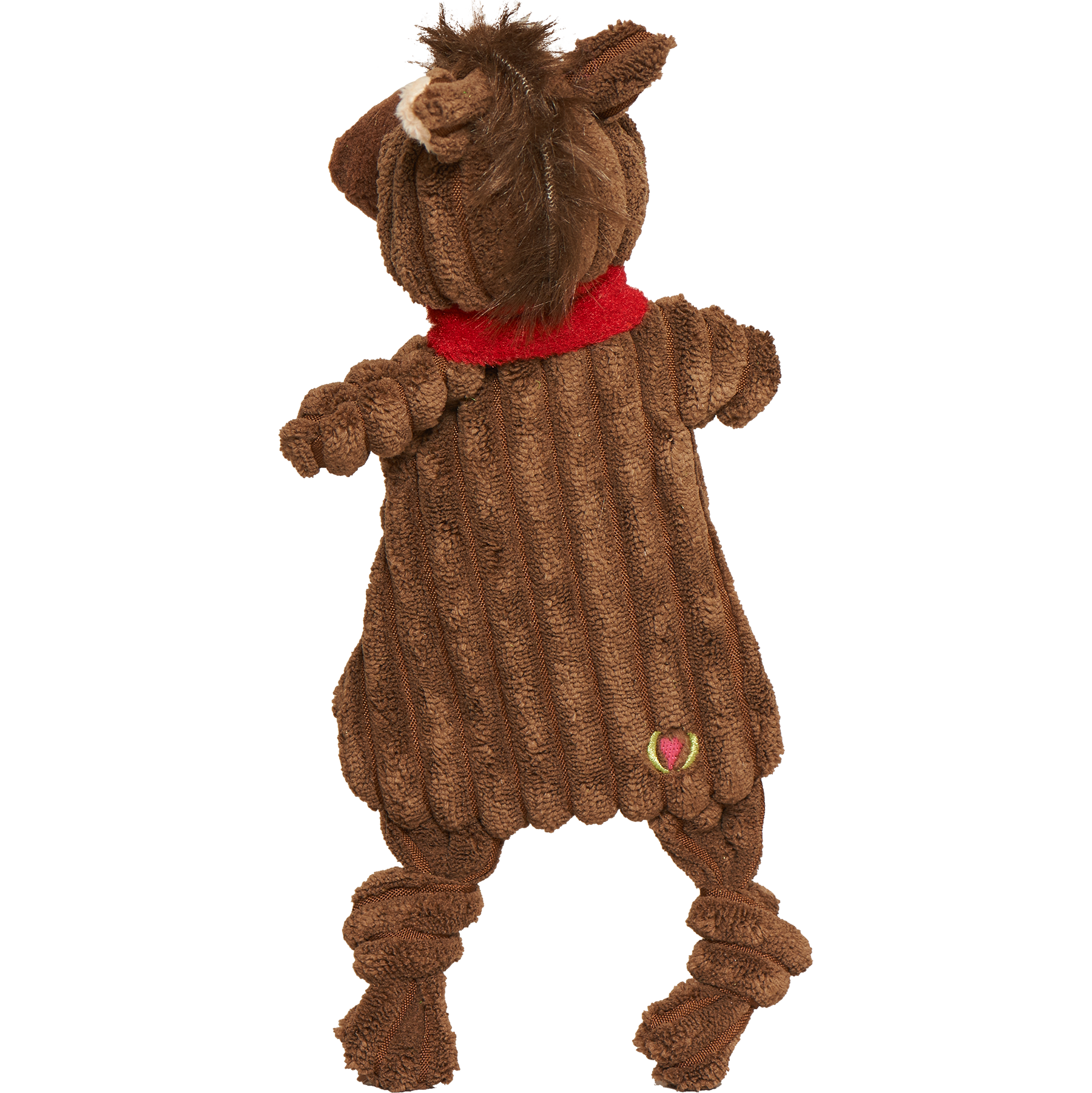 HuggleFlatties Pasture Pals 3-pack flat plush dog toys showing farm animal designs in packaging or grouped display.