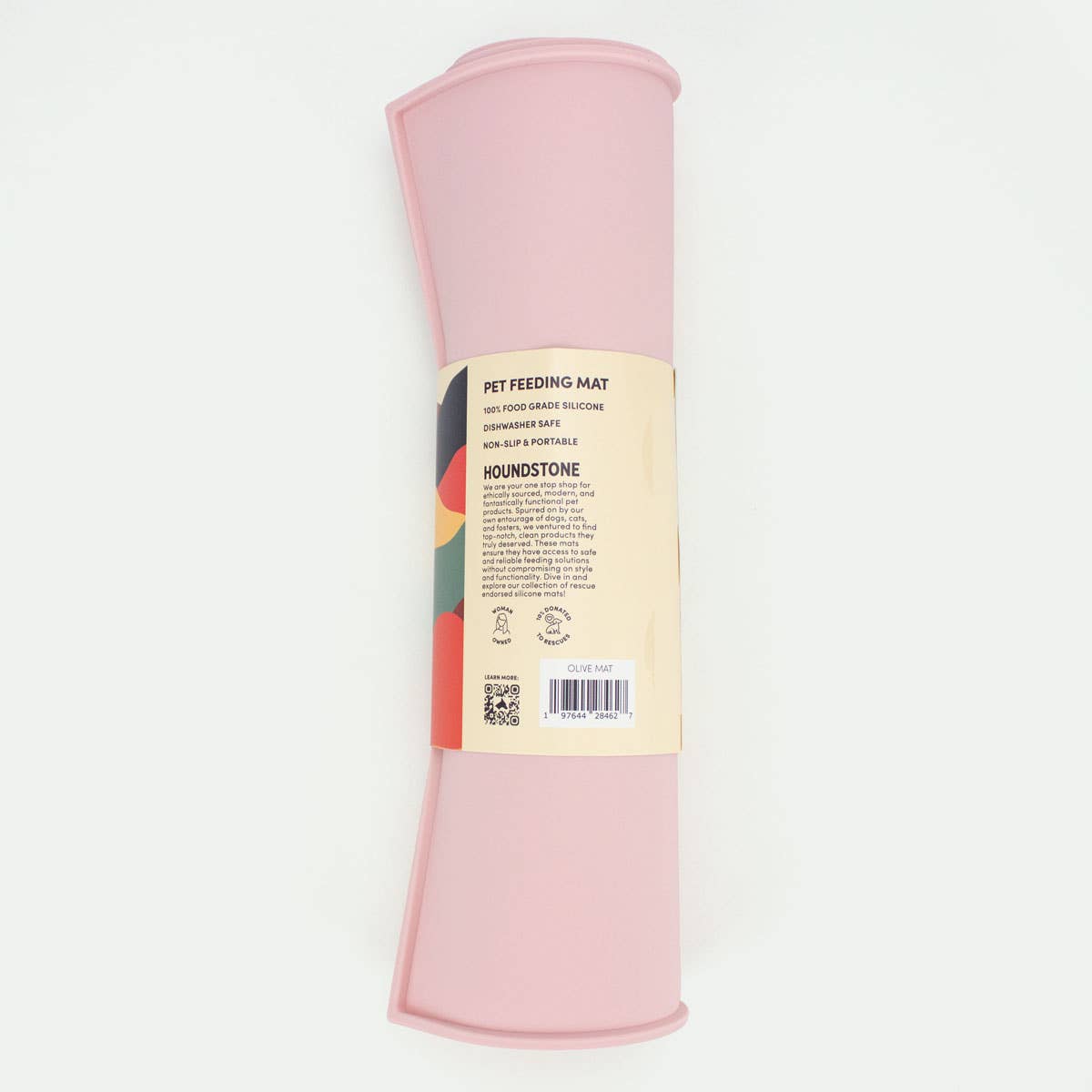 ADC Houndstone & Co. Silicone Pet Food Mat shown in use or packaging detail shot