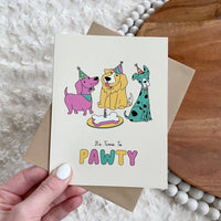 Time To Pawty Greeting Card