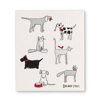Dogs & Cats Swedish Dishcloths