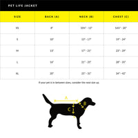 Carolina Pet Company Body Glove neoprene pet life jacket shown from an alternate angle highlighting fit and safety features.