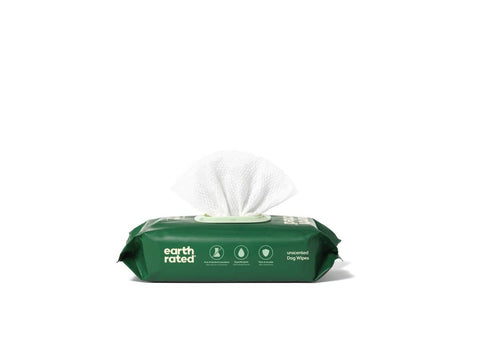 Earth Rated | Grooming Wipes | Unscented