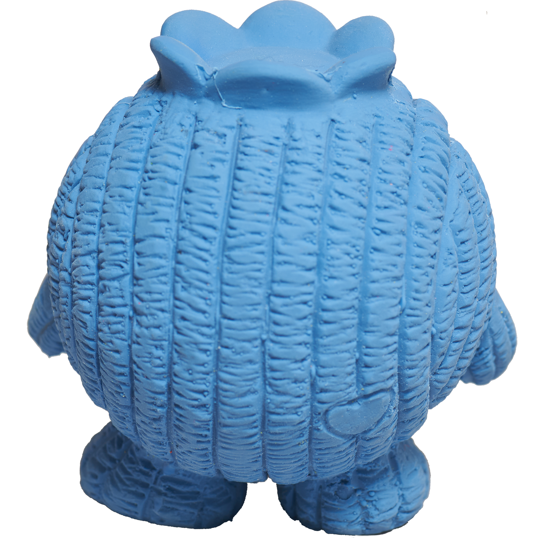 Three colorful fruit-shaped Fruitie Cuties Foodies Ruff-Tex dog toys displayed showing detailed texture and sizing.