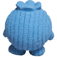 Three colorful fruit-shaped Fruitie Cuties Foodies Ruff-Tex dog toys displayed showing detailed texture and sizing.