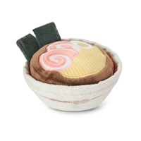 Lambwolf Collective RAMEN enrichment dog toy with plush noodles and squeaky elements for snuffle play.