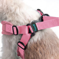 Gooby Escape Free Harness in pastel tones displayed as the final product view for size and style reference.