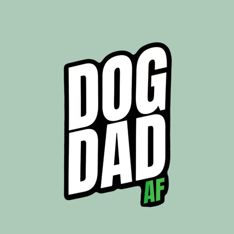Dog Dad AF Sticker