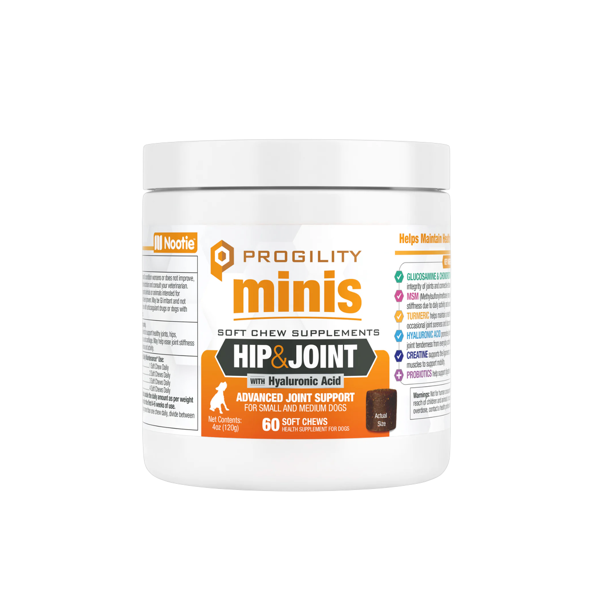 Nootie | Progility | Mini  Hip & Joint Soft Chew 60ct