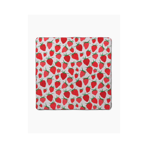 Geometry | Strawberry Sniff Plush Towel