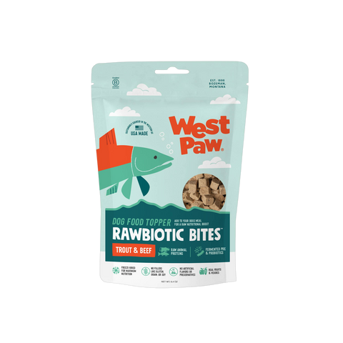 West Paw | Rawbiotic Bites Food Topper | Trout & Beef